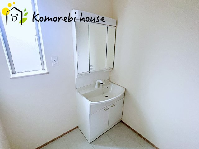 独立洗面台で身支度をすべて済ませてしまいましょう