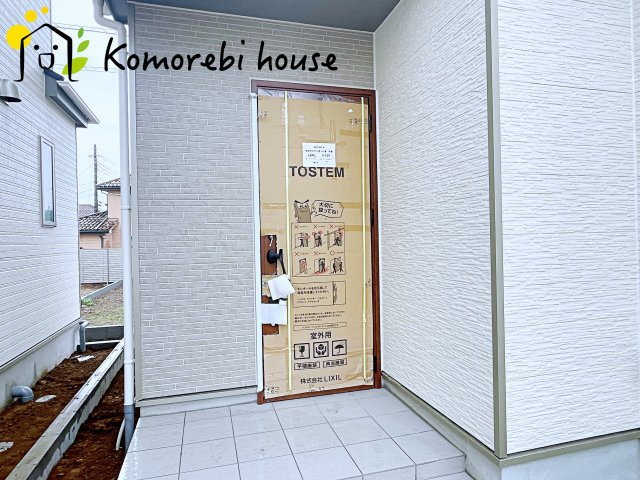 落ち着いた玄関です