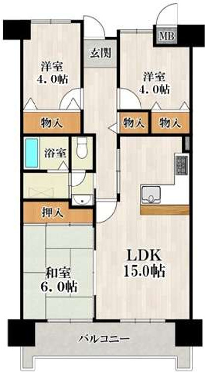 間取り：328000623745