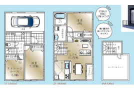 武蔵野市桜堤1丁目 中央線 武蔵境駅 新築戸建の間取り