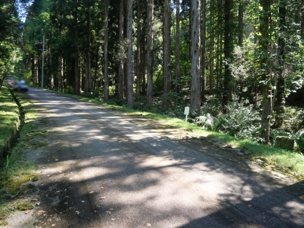 【荘川ビレッジ⑪の前面道路含む現地写真】