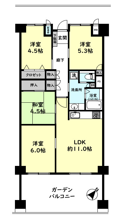 間取り：328000662332