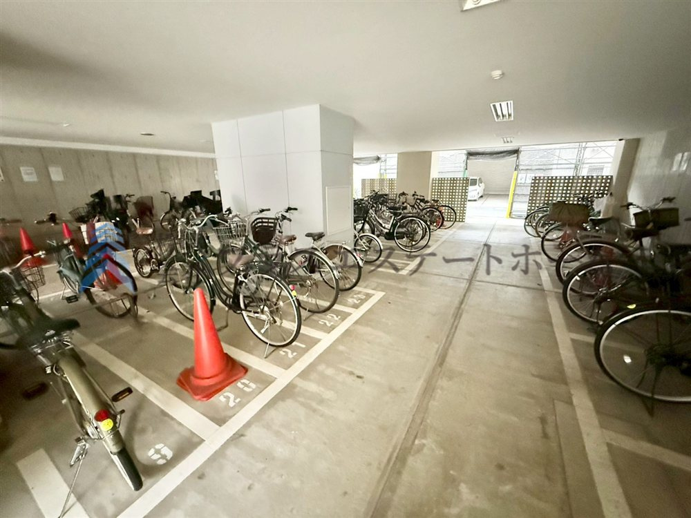 屋内自転車置き場♪