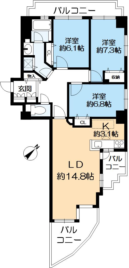 間取り：328000663936
