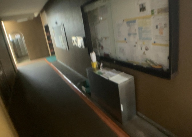 エントランスから続く開放的なロビー空間です。日常の共用動線として管理が行き届いており、落ち着いた雰囲気が広がっています。ご家族やゲストを最初にお迎えするのにふさわしい綺麗な共用スペースです。