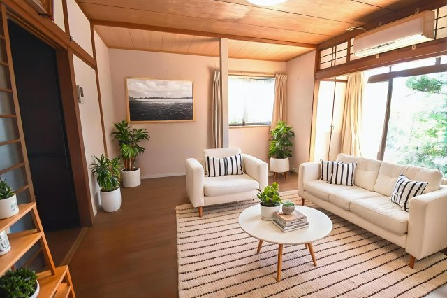 1F洋室8帖（※家具はAIで作成したイメージです。）