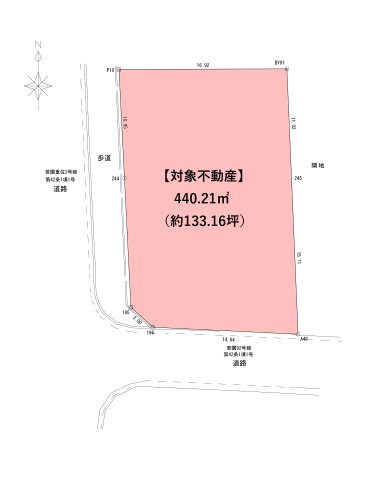【若園一丁目（14期）1区画の間取り】