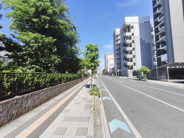 歩道があり安心！