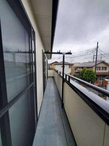 陽当たり良好なバルコニーです