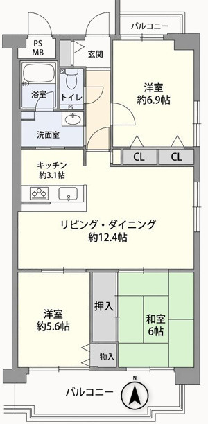 間取り：328000678248
