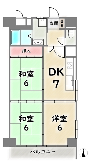 間取り：326000244815