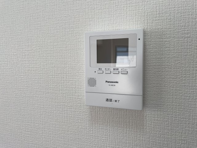 【防犯】ＴＶモニター付きインターホン、防犯にも安心です♪
