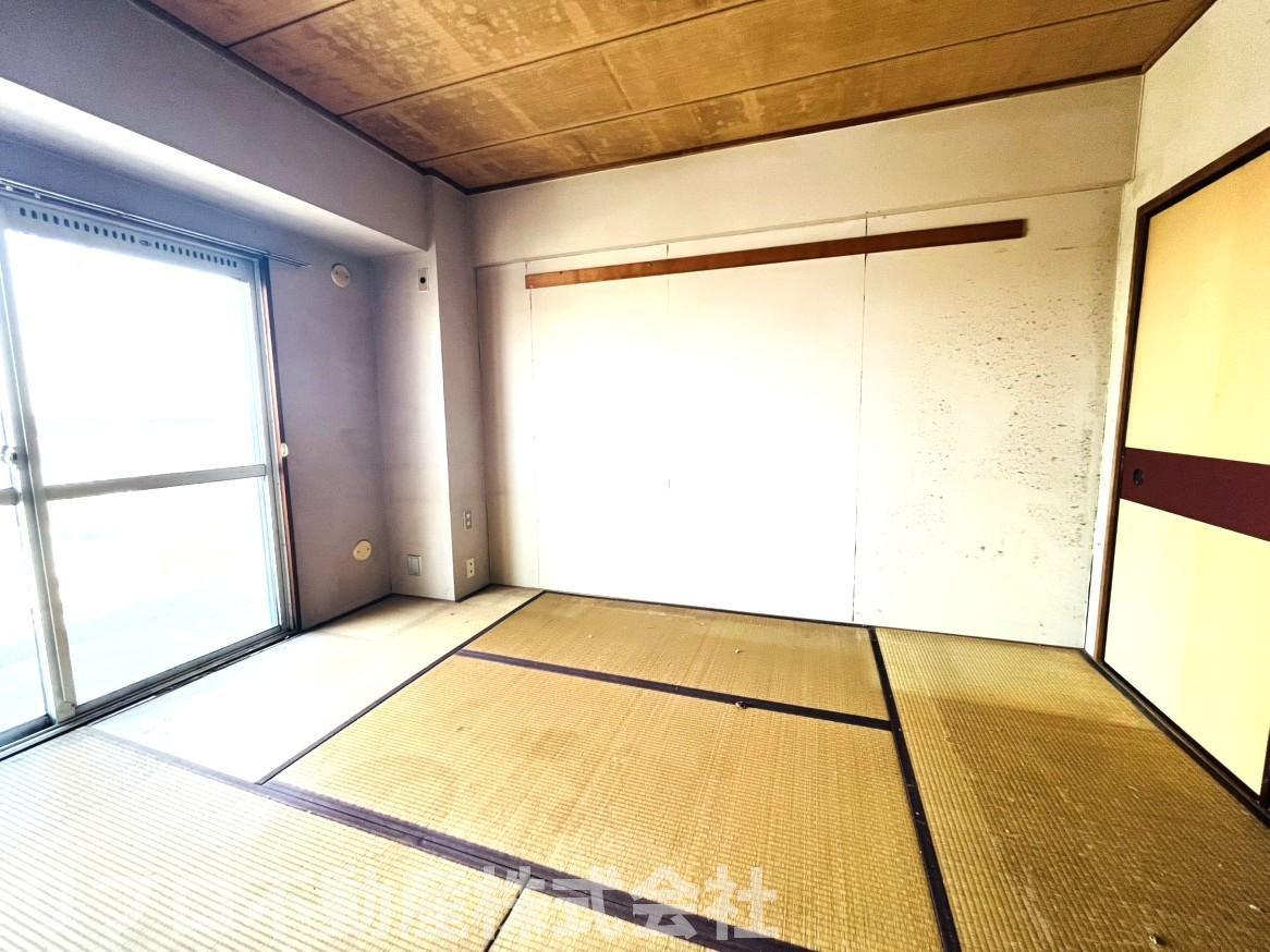 和室6．0帖、日当たりは良好です！