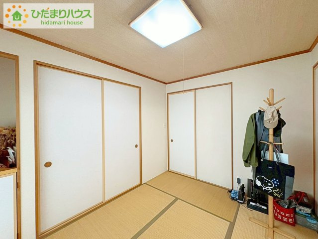 赤ちゃんスペースや客間など、多彩な用途で使用できる和室☆
