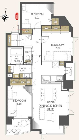 間取り：301000101421