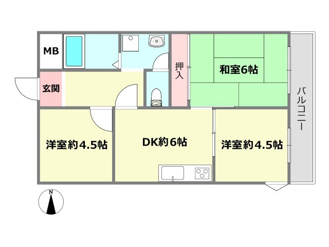 間取り：328000593032