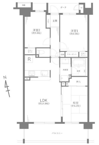 間取り：312001189044