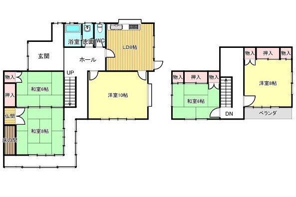 間取り：321000078136