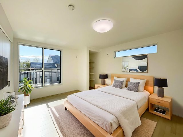 日当たり風通しともに良好！明るく朝を迎えられるつくりになっています♪　※　CGで家具を配置しています