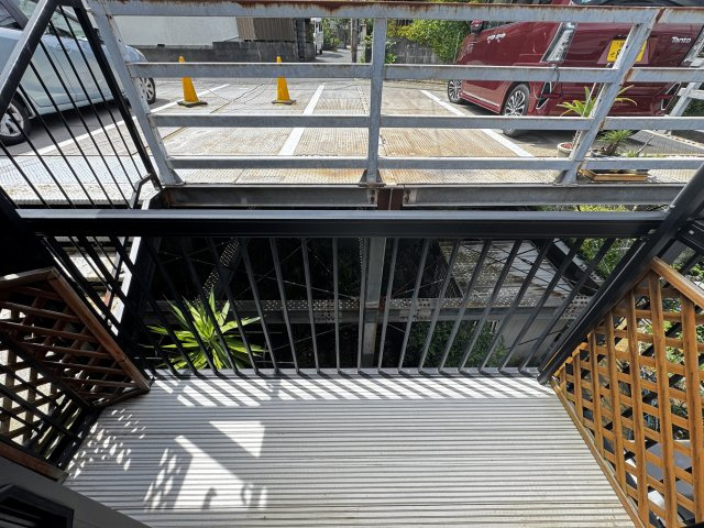 陽当たり良好なバルコニーです