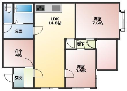 間取り：345000039162