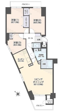 間取り：301000111605