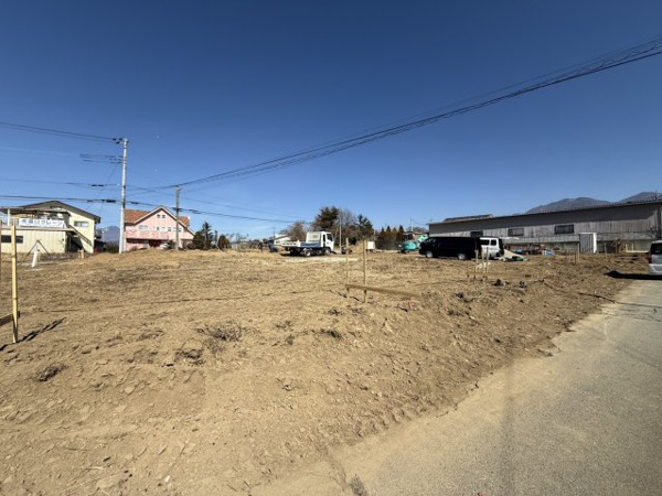 【北杜市明野町上手　分譲地の外観】
