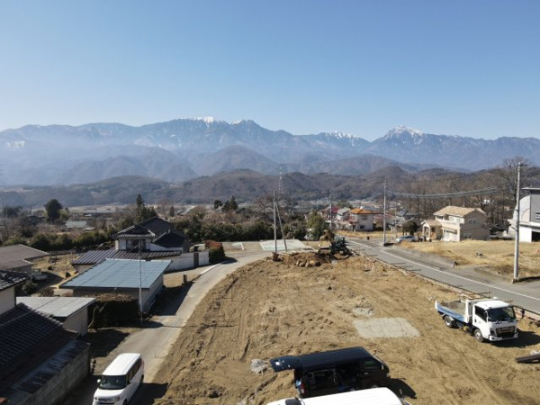 【北杜市明野町上手　分譲地の外観】
