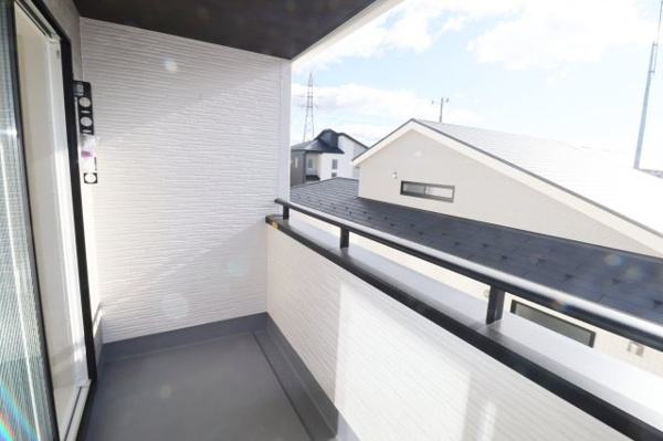 【郡山市芳賀3丁目 7号棟 芳賀小学校、郡山第4中学区のバルコニー】