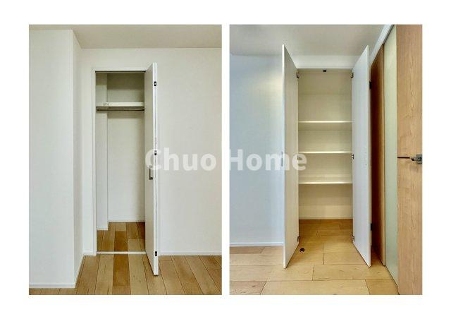 居室にはクローゼットを完備し、自由度の高い家具の配置が叶うシンプルな空間です。お子様の成長と必要になる子供部屋を与えるにはぴったりの間取りですね。