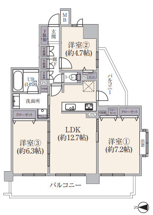 間取り：314002781042