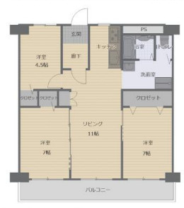 間取り：328000621484