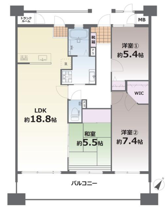 間取り：343000083757