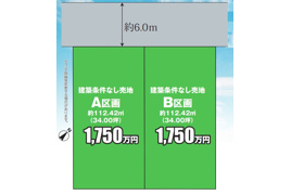 花見川区こてはし台１丁目　売地　B区画の間取り