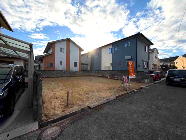 【志井一丁目（3期）の前面道路含む現地写真】