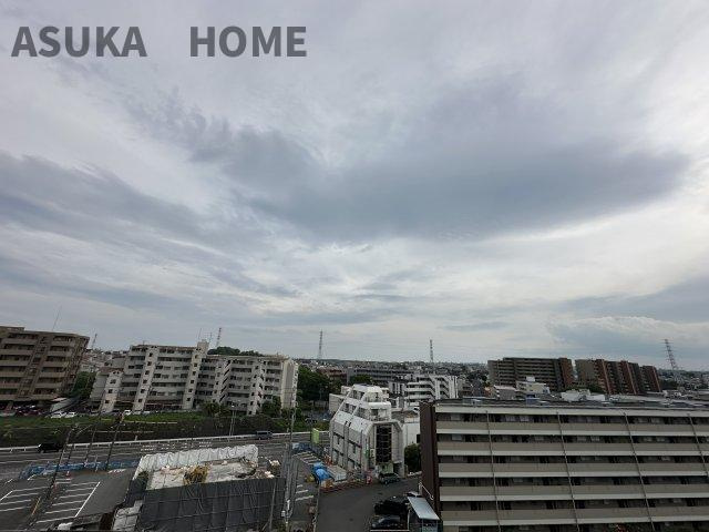 前面に棟がない街を一望する開放的な6階からの眺望♪ぜひ実際にご覧になって下さい。