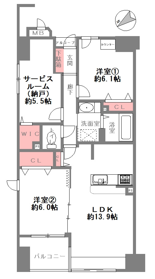 間取り：327002320333