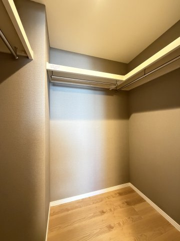 ウォークインクローゼット。