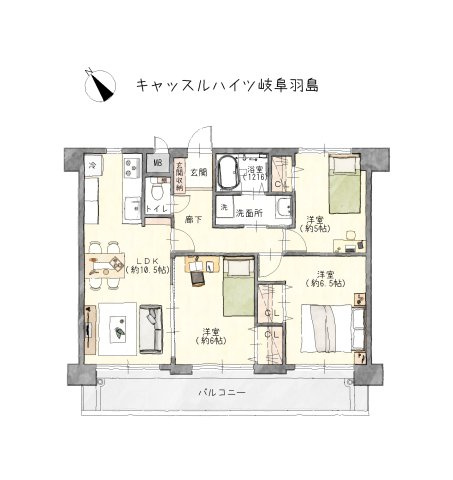 間取り：321000084065