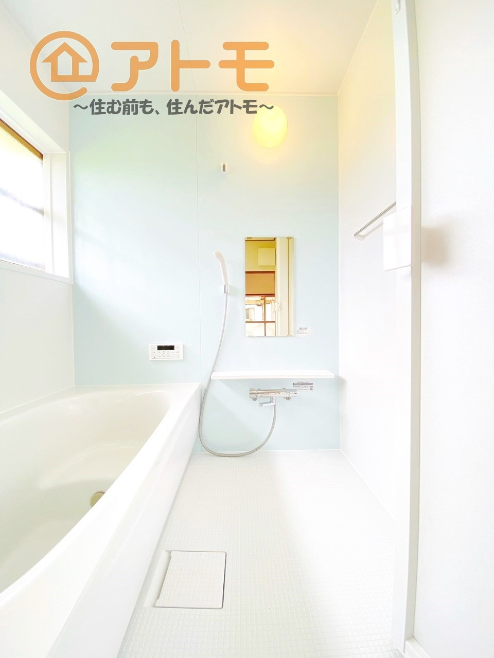 清潔感のある浴室で毎日の疲れをリラックスさせましょう♪
