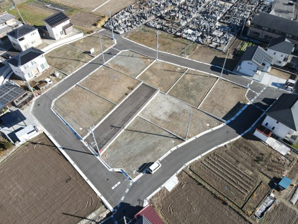 【甲斐市島上条分譲地　売地の外観】