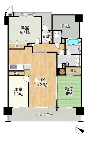 間取り：346000041980