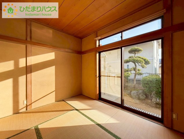陽当たり良好、光がやわらくて気持ちいですね