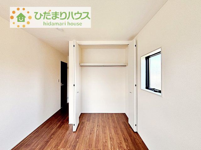 全室にクローゼットが付いていて、お部屋の住空間もスッキリ広々使えそうです(^^)